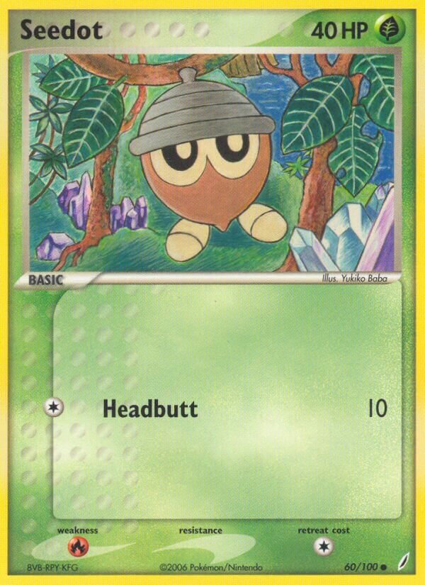 Seedot 060/100 — EX Crystal Guardians (English Pokémon TCG card)