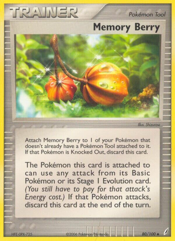Memory Berry 080/100 — EX Crystal Guardians (English Pokémon TCG card)