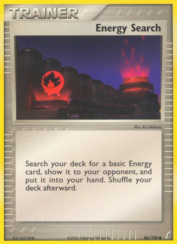 Energy Search 086/100 — EX Crystal Guardians (English Pokémon TCG card)