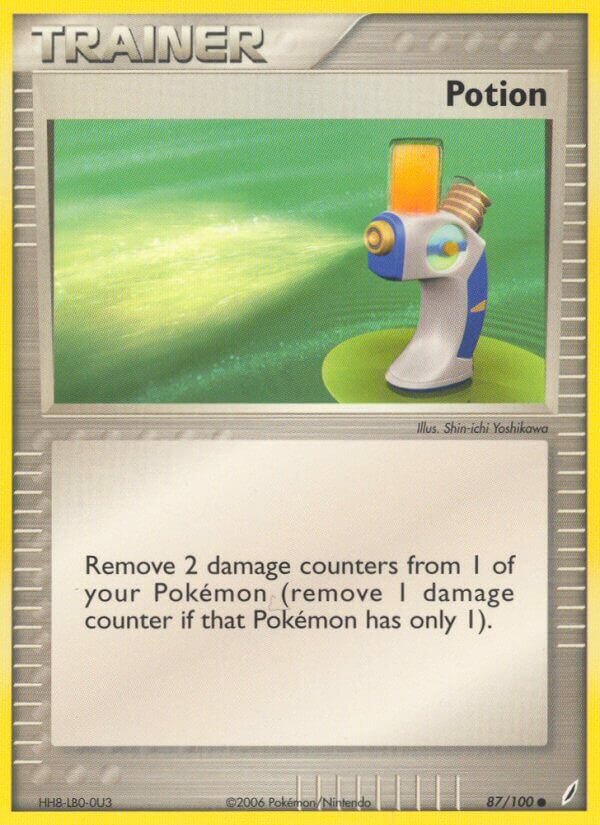 Potion 087/100 — EX Crystal Guardians (English Pokémon TCG card)