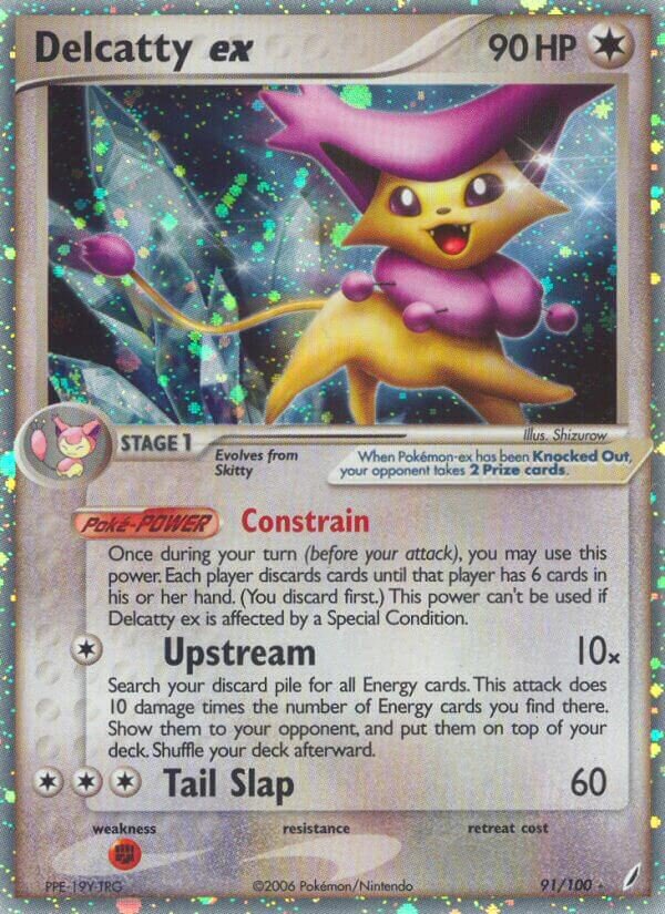Delcatty ex 091/100 — EX Crystal Guardians (English Pokémon TCG card)
