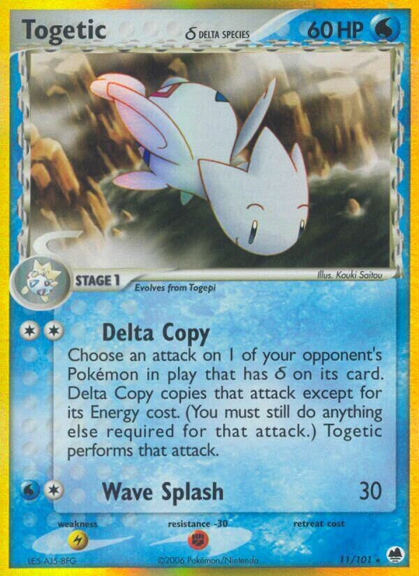 Togetic 011/101 — EX Dragon Frontiers (English Pokémon TCG card)