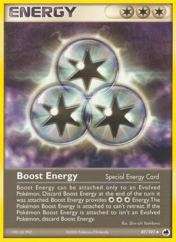 Boost Energy 087/101 — EX Dragon Frontiers (English Pokémon TCG card)