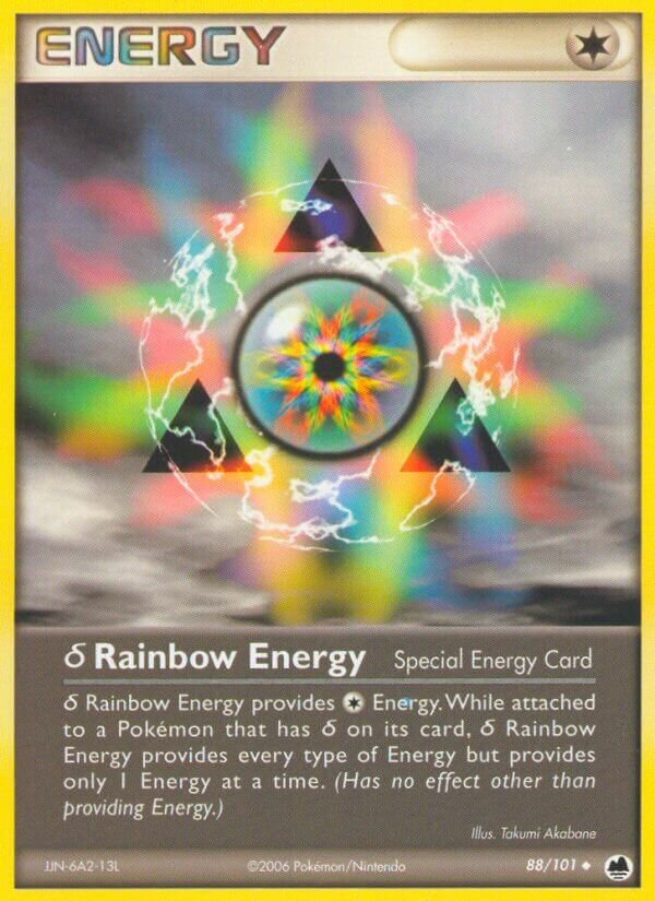 δ Rainbow Energy 088/101 — EX Dragon Frontiers (English Pokémon TCG card)