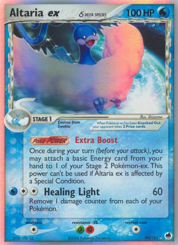 Altaria ex 090/101 — EX Dragon Frontiers (English Pokémon TCG card)