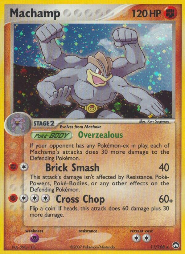 Machamp 011/108 — EX Power Keepers (English Pokémon TCG card)