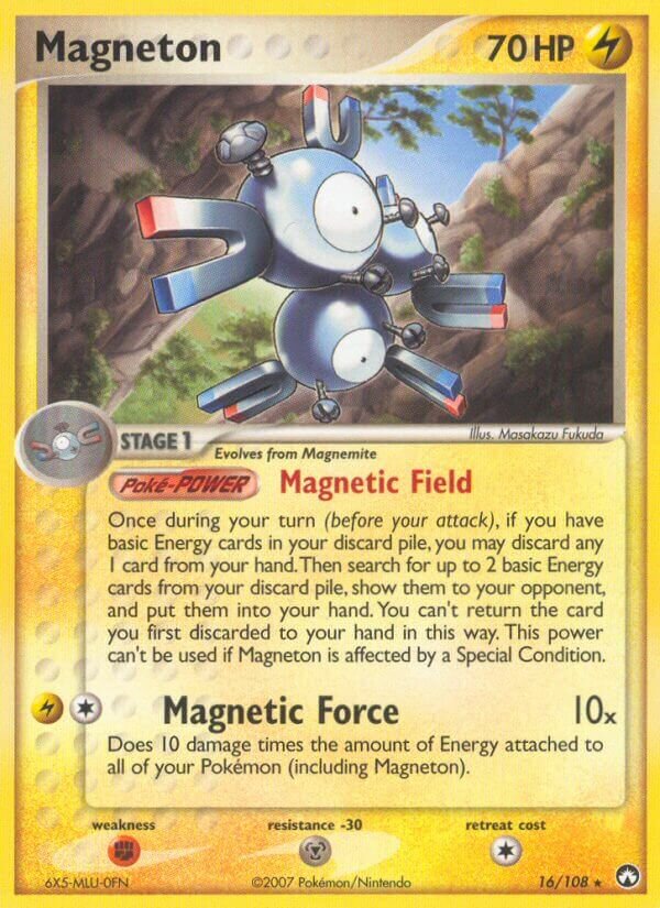 Magneton 016/108 — EX Power Keepers (English Pokémon TCG card)