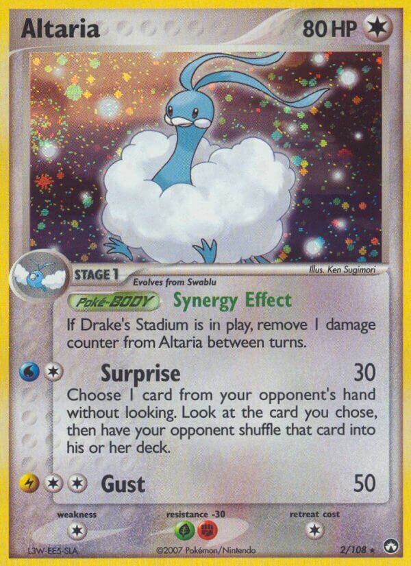 Altaria 002/108 — EX Power Keepers (English Pokémon TCG card)
