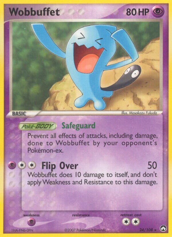 Wobbuffet 024/108 — EX Power Keepers (English Pokémon TCG card)
