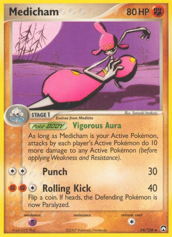 Medicham 034/108 — EX Power Keepers (English Pokémon TCG card)