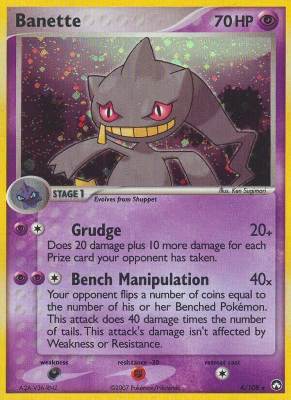 Banette 004/108 — EX Power Keepers (English Pokémon TCG card)
