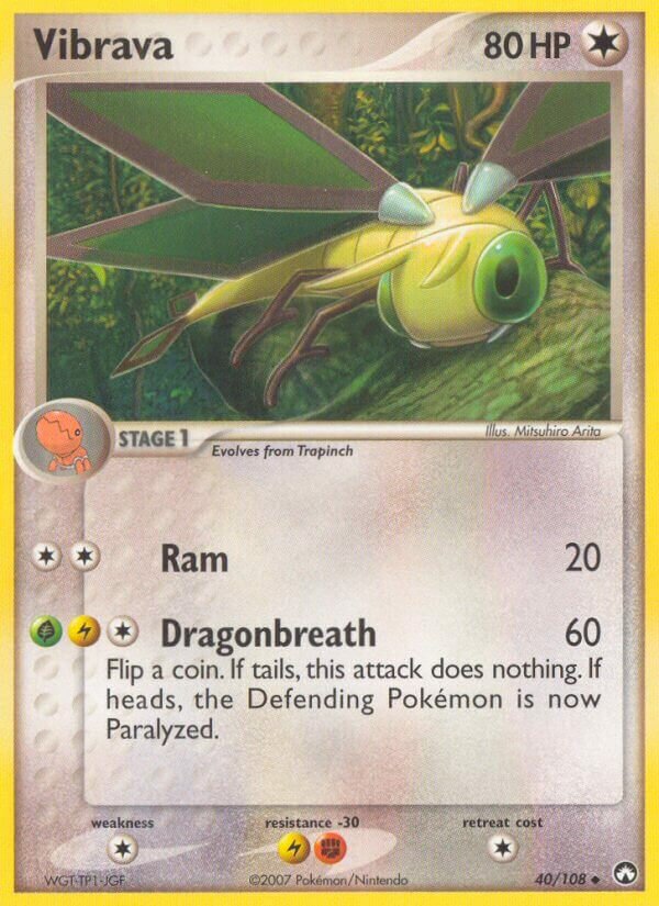 Vibrava 040/108 — EX Power Keepers (English Pokémon TCG card)