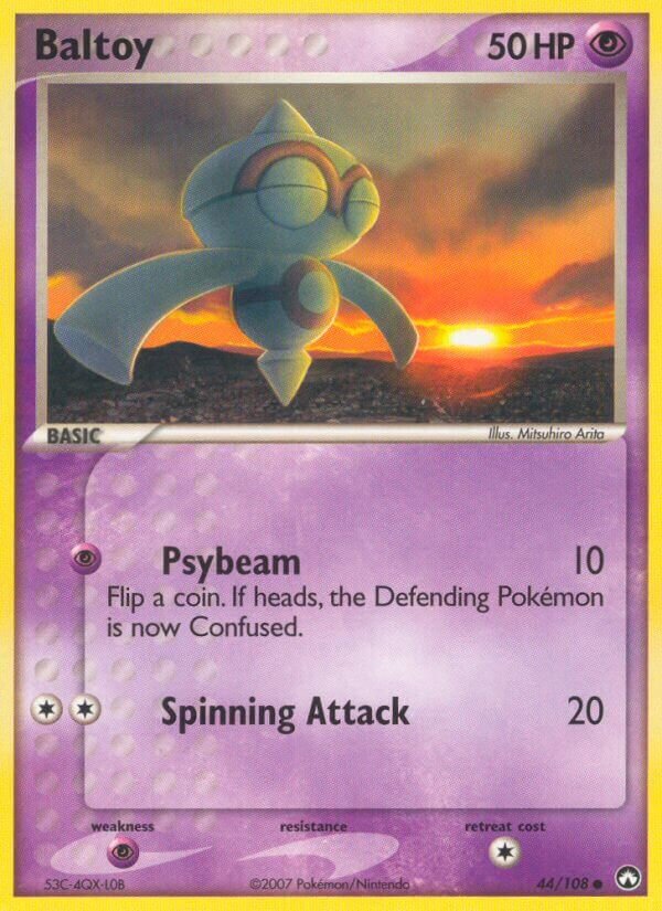 Baltoy 044/108 — EX Power Keepers (English Pokémon TCG card)