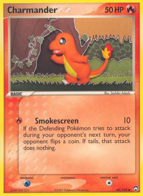 Charmander 048/108 — EX Power Keepers (English Pokémon TCG card)