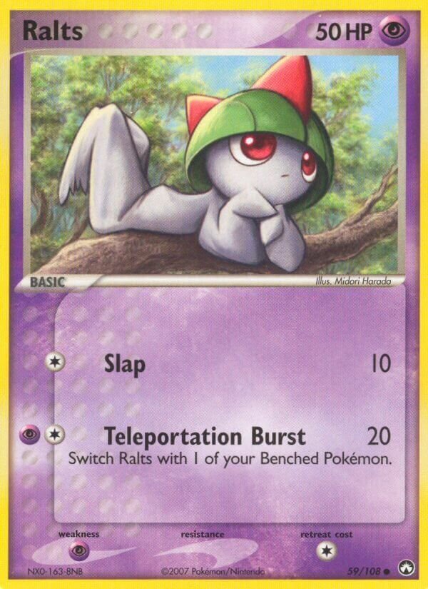 Ralts 059/108 — EX Power Keepers (English Pokémon TCG card)
