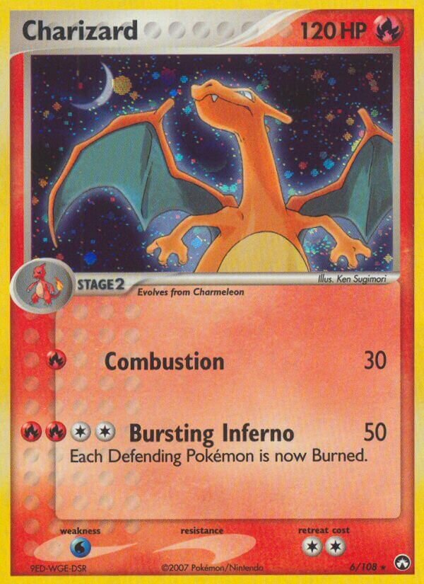 Charizard 006/108 — EX Power Keepers (English Pokémon TCG card)
