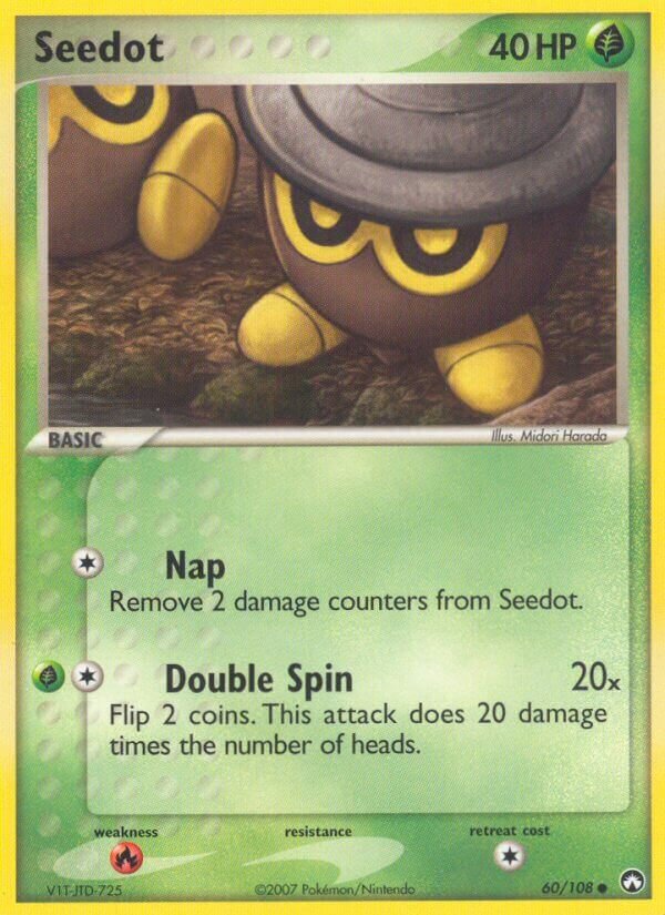 Seedot 060/108 — EX Power Keepers (English Pokémon TCG card)