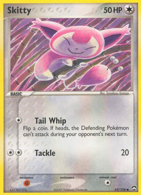 Skitty 062/108 — EX Power Keepers (English Pokémon TCG card)