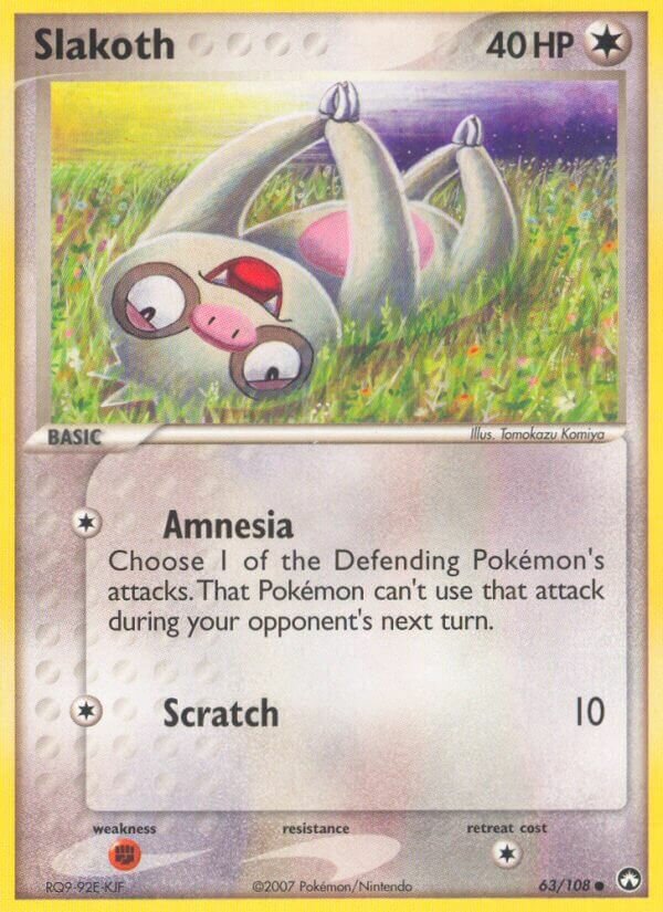 Slakoth 063/108 — EX Power Keepers (English Pokémon TCG card)