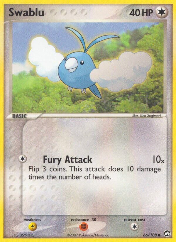 Swablu 066/108 — EX Power Keepers (English Pokémon TCG card)