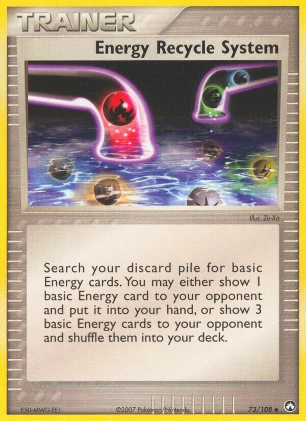Energy Recycle System 073/108 — EX Power Keepers (English Pokémon TCG card)