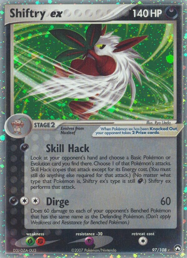 Shiftry ex 097/108 — EX Power Keepers (English Pokémon TCG card)