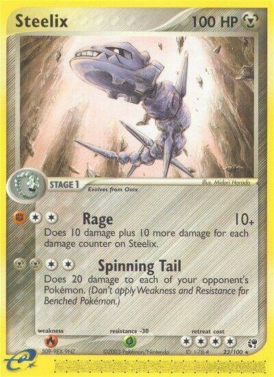 Steelix 023/100 — EX Sandstorm (English Pokémon TCG card)
