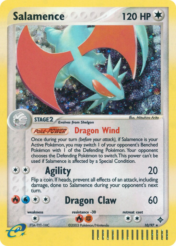 Salamence 010/100 — EX Dragon (English Pokémon TCG card)