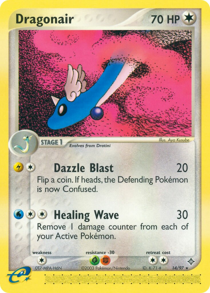 Dragonair 014/100 — EX Dragon (English Pokémon TCG card)