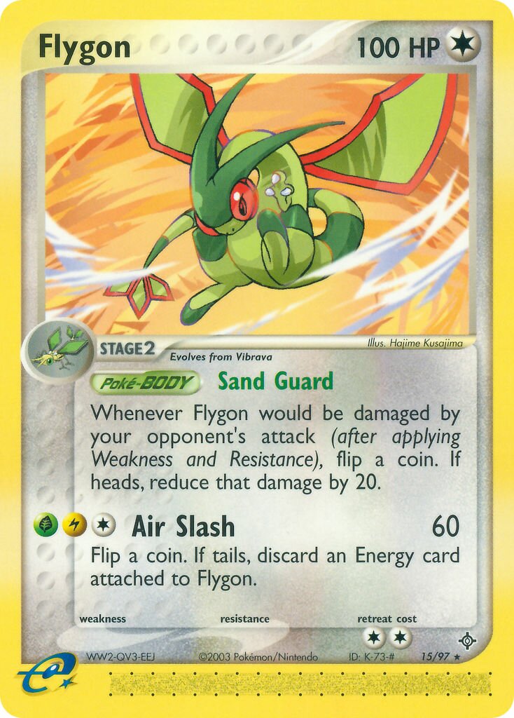 Flygon 015/100 — EX Dragon (English Pokémon TCG card)