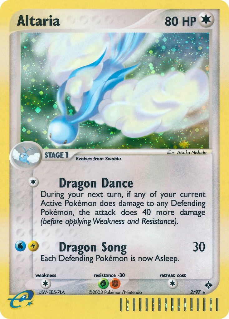 Altaria 002/100 — EX Dragon (English Pokémon TCG card)
