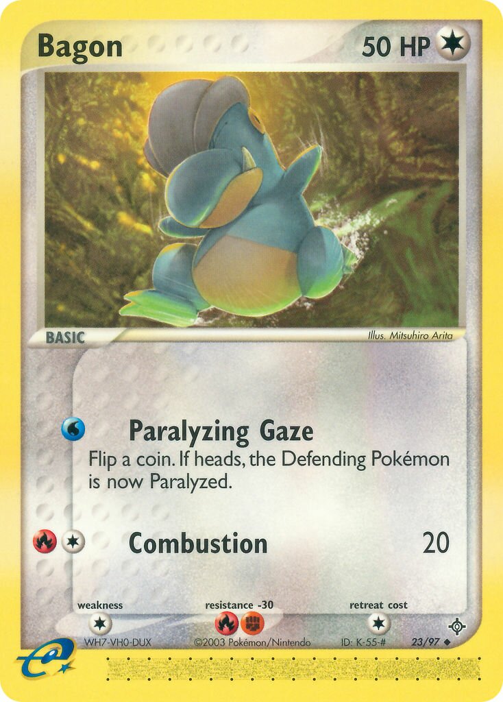 Bagon 023/100 — EX Dragon (English Pokémon TCG card)