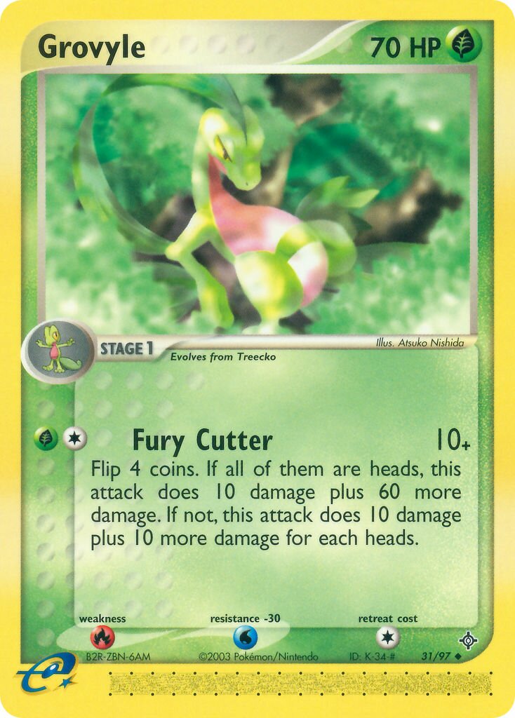 Grovyle 031/100 — EX Dragon (English Pokémon TCG card)