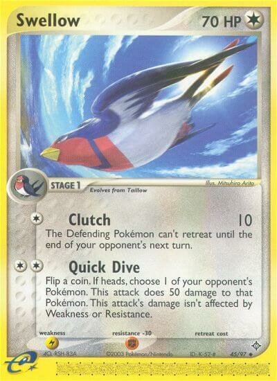 Swellow 045/100 — EX Dragon (English Pokémon TCG card)