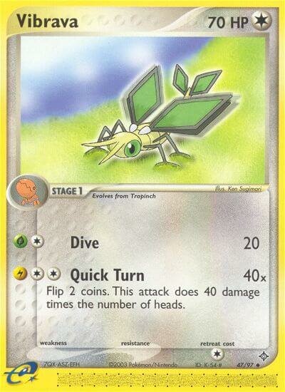 Vibrava 047/100 — EX Dragon (English Pokémon TCG card)