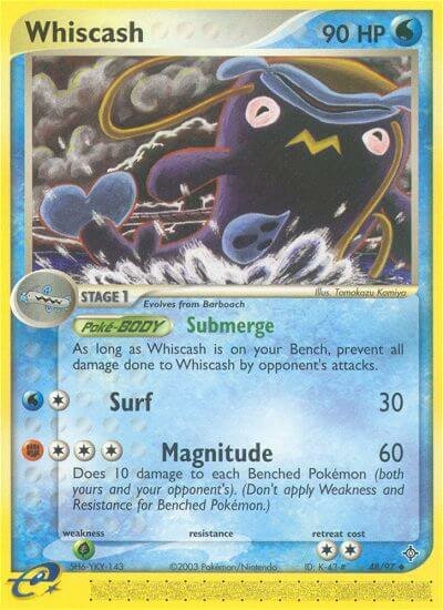 Whiscash 048/100 — EX Dragon (English Pokémon TCG card)