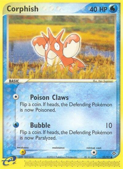 Corphish 052/100 — EX Dragon (English Pokémon TCG card)