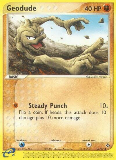 Geodude 056/100 — EX Dragon (English Pokémon TCG card)