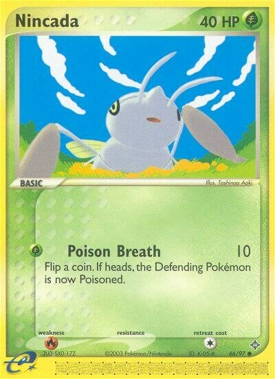 Nincada 066/100 — EX Dragon (English Pokémon TCG card)
