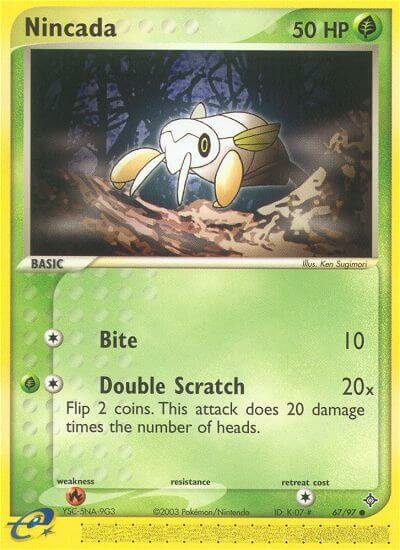 Nincada 067/100 — EX Dragon (English Pokémon TCG card)