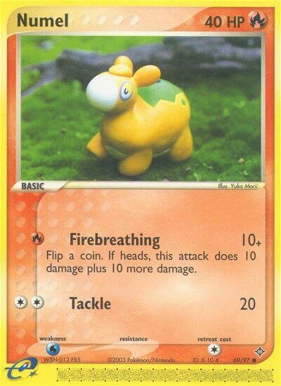Numel 069/100 — EX Dragon (English Pokémon TCG card)