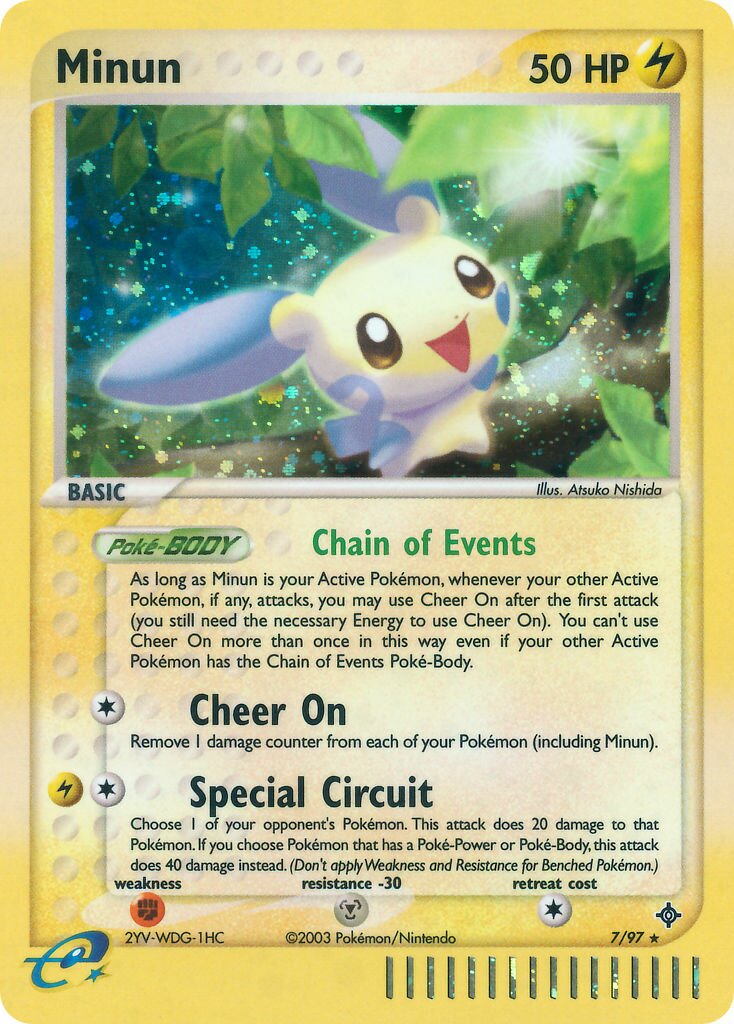 Minun 007/100 — EX Dragon (English Pokémon TCG card)