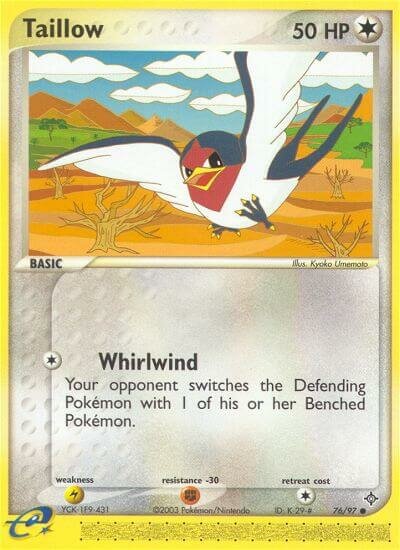 Taillow 076/100 — EX Dragon (English Pokémon TCG card)