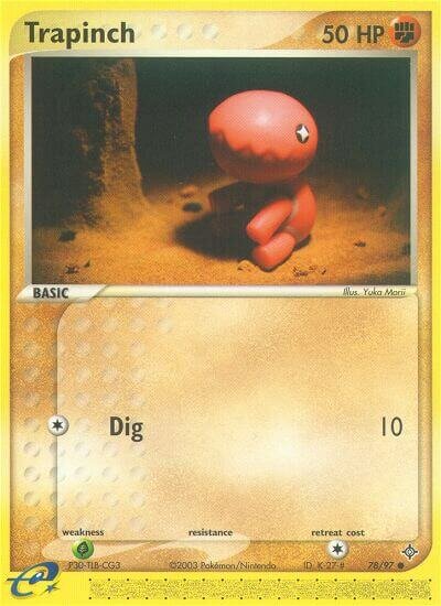 Trapinch 078/100 — EX Dragon (English Pokémon TCG card)
