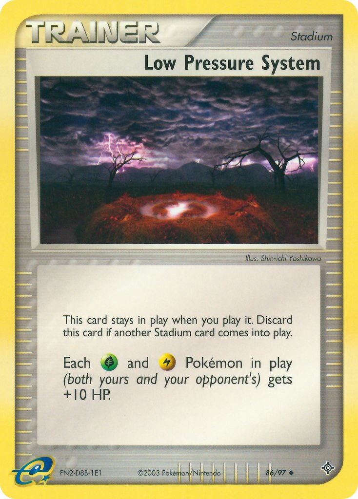 Low Pressure System 086/100 — EX Dragon (English Pokémon TCG card)