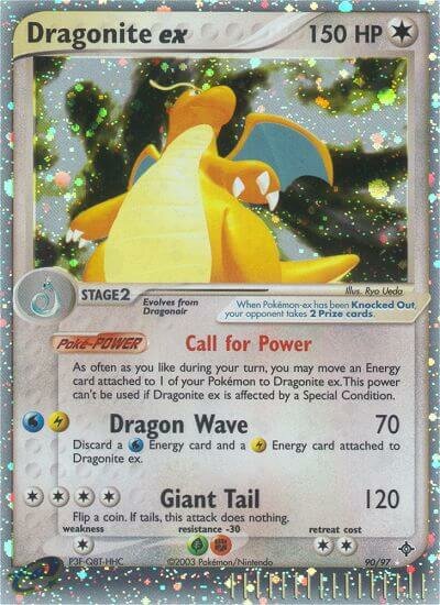 Dragonite ex 090/100 — EX Dragon (English Pokémon TCG card)