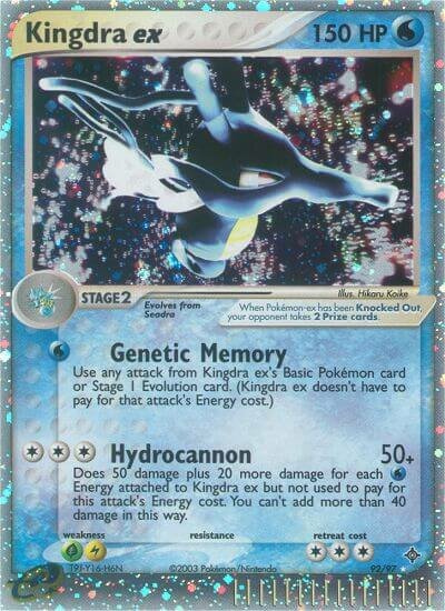 Kingdra ex 092/100 — EX Dragon (English Pokémon TCG card)