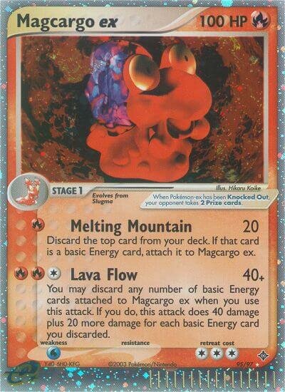 Magcargo ex 095/100 — EX Dragon (English Pokémon TCG card)