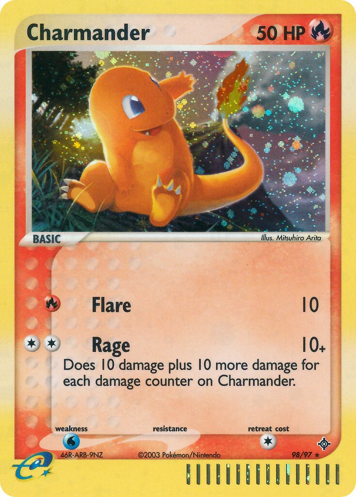 Charmander 098/100 — EX Dragon (English Pokémon TCG card)