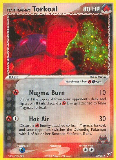 Team Magma's Torkoal 012/97 — EX Team Magma vs Team Aqua (English Pokémon TCG card)
